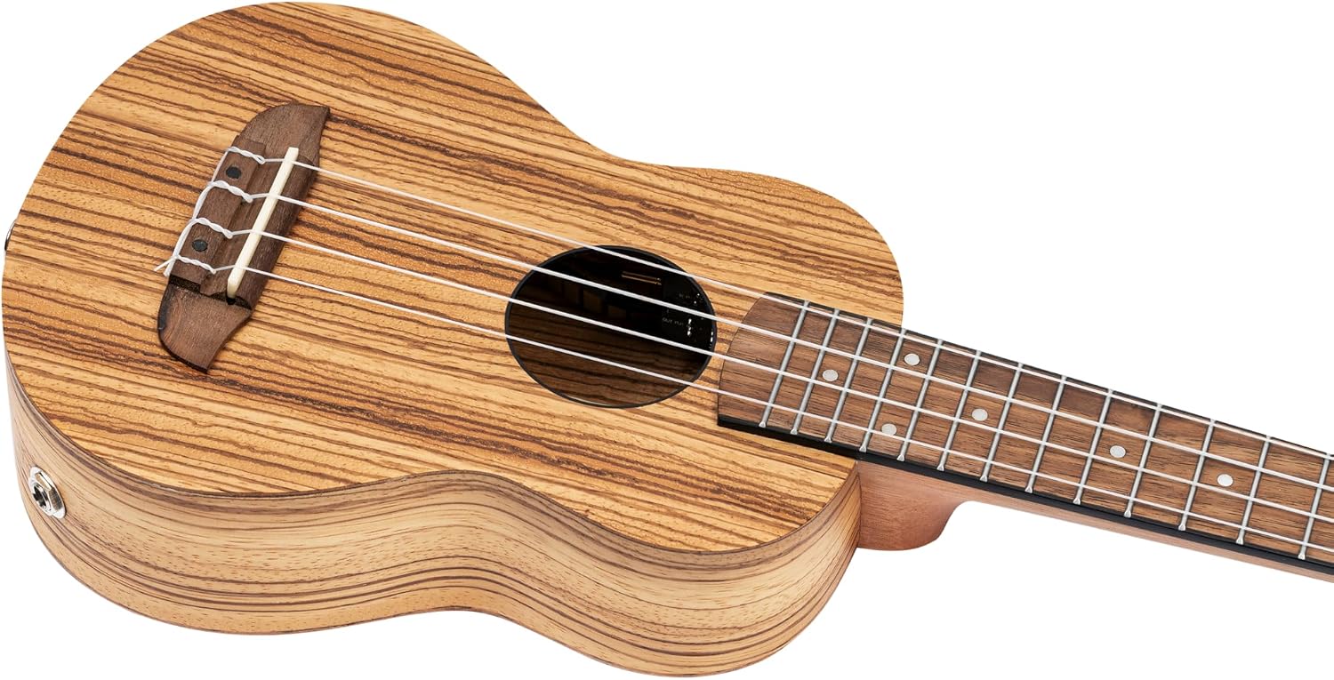 Timber Series Soprano Acoustic-Electric Ukulele w/Bag