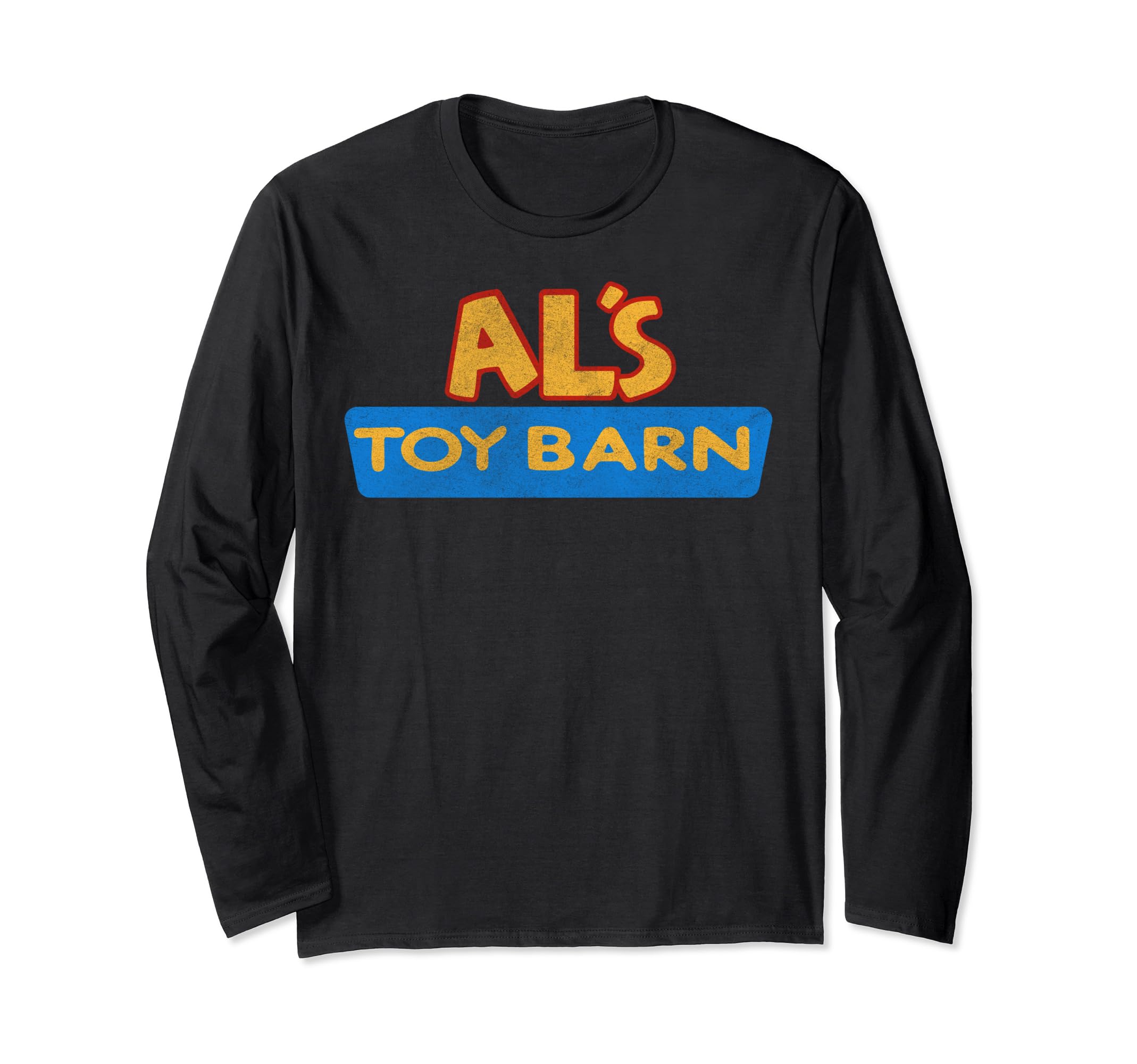 DisneyPixar Toy Story Al's Toy Barn Distressed Logo Long Sleeve T-Shirt