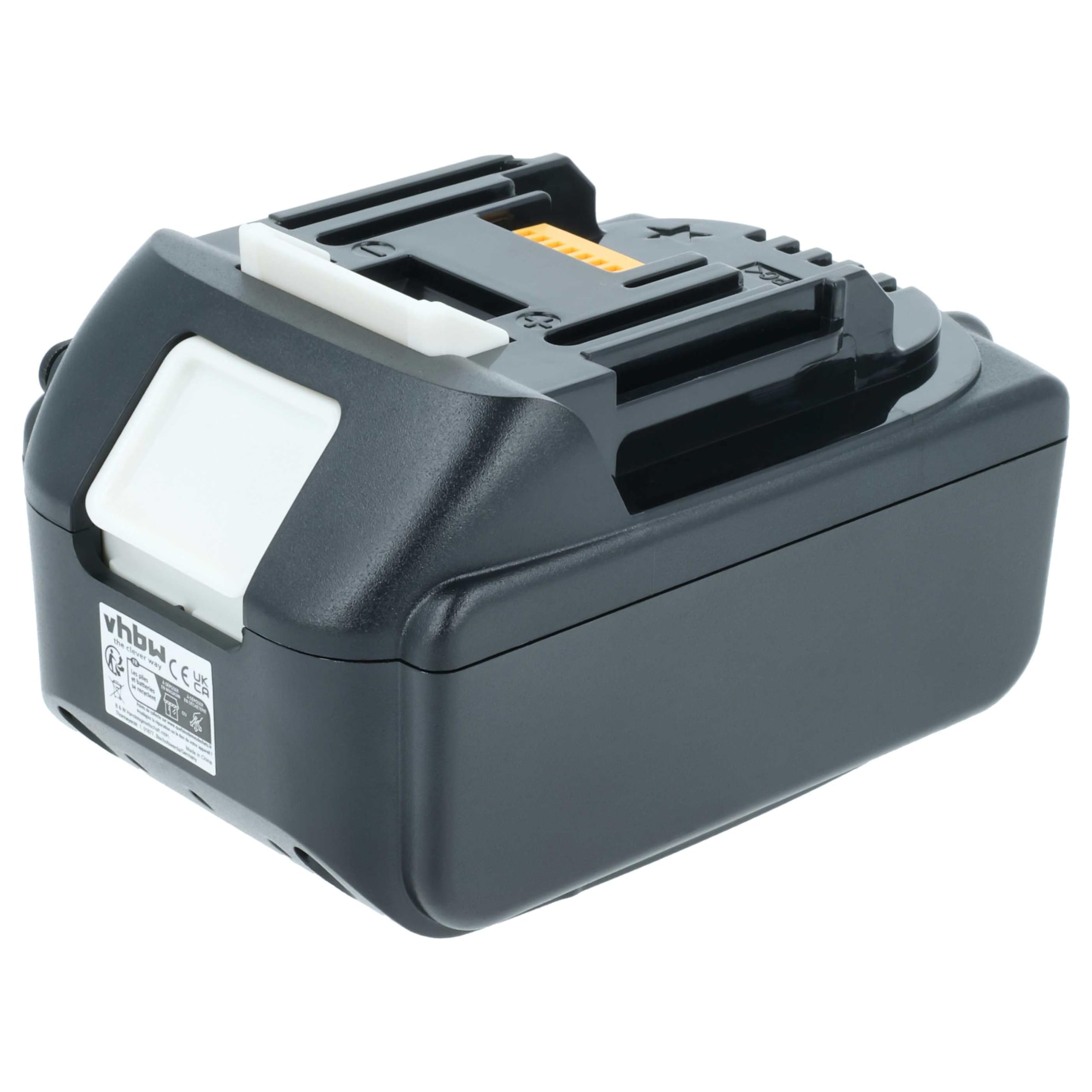vhbw Akumulator kompatybilny z Makita 9V/3A, 3AH, 5V/3A, 12V/3A, 25A, 15V/3A, 18 V, 20 V/3 (4000 mAh, litowo-jonowy, 18 V), 1 x gniazdo USB-C