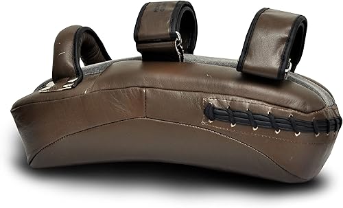 Miniatura 3 de UFG Ultimate - Windsor Series - Almohadilla tailandesa de cuero genuino vintage MMA Muay Thai entrenamiento de boxeo