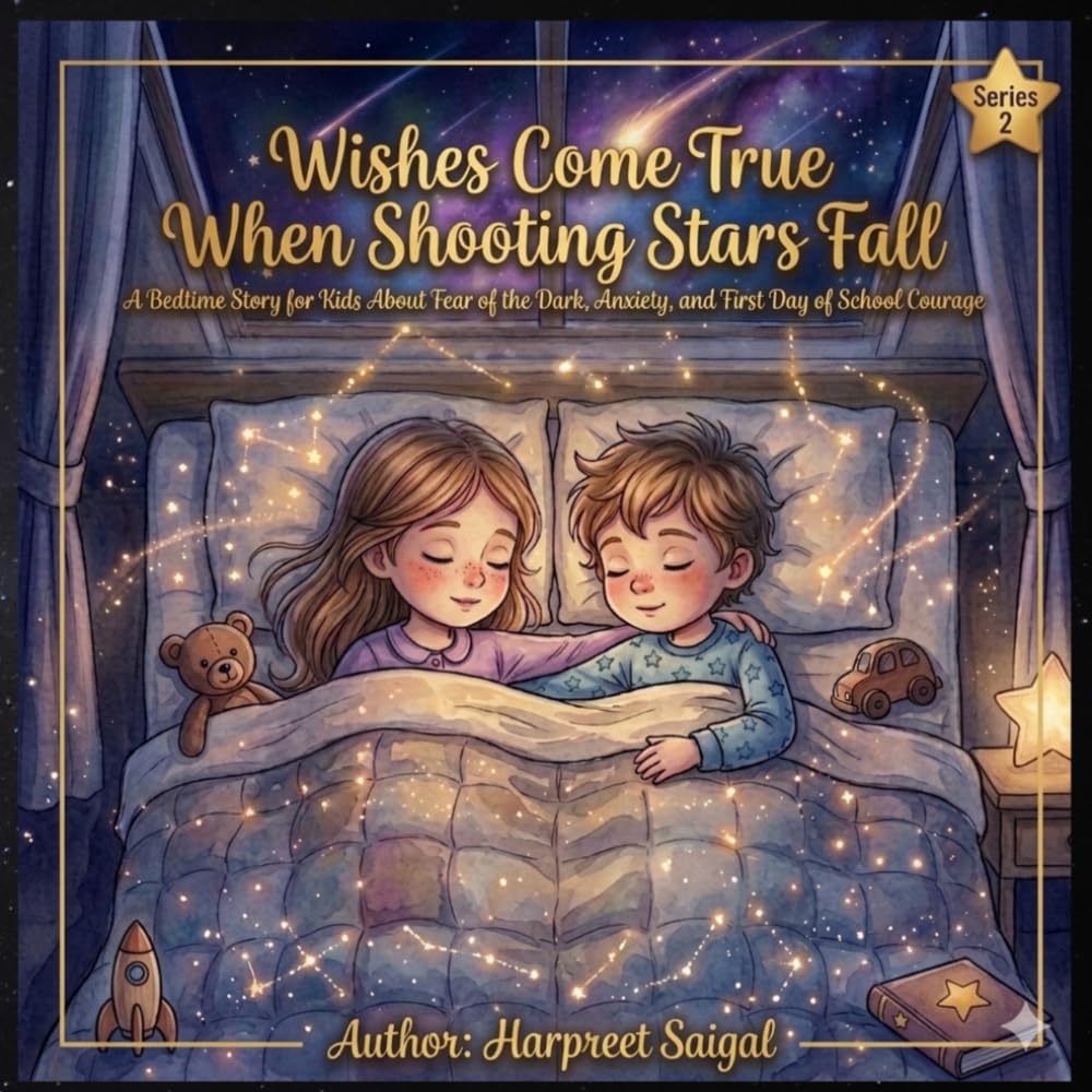Wishes Come True When Shooting Stars Fall: A comforting bedtime story for children facing fear, anxiety, and new beginnings