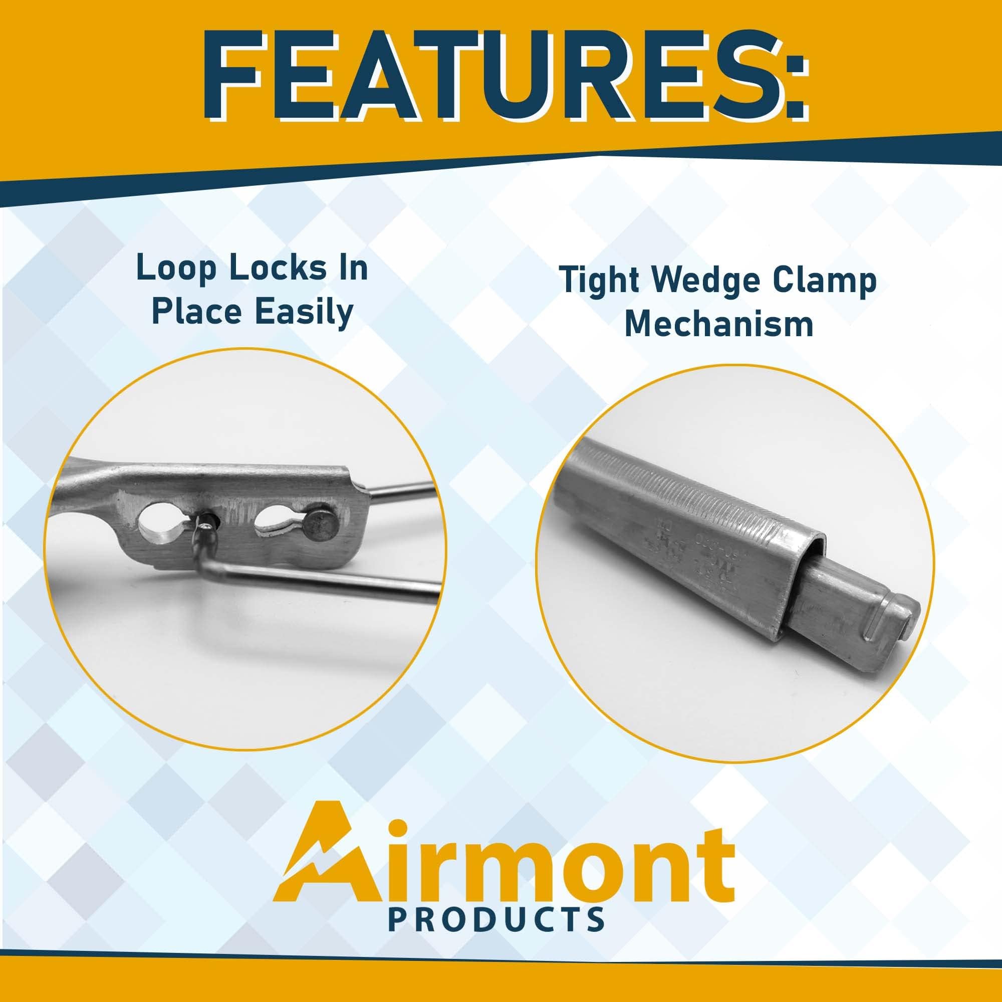 Aluminum Wedge Clamp - Tighten Cables Securely -3