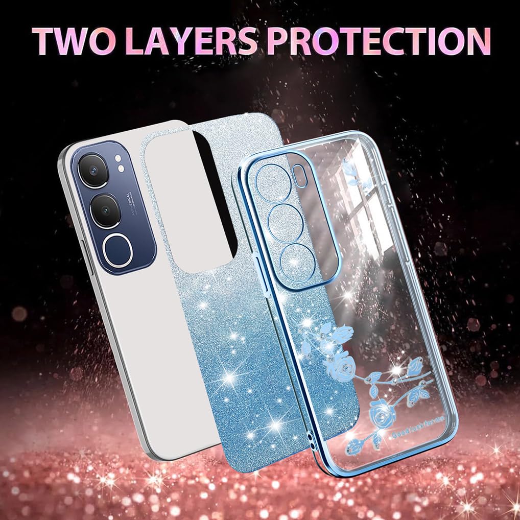 SEAHAI Cover per Vivo Y04 / Vivo Y29s 5G, Ultra Sottile Custodia in TPU