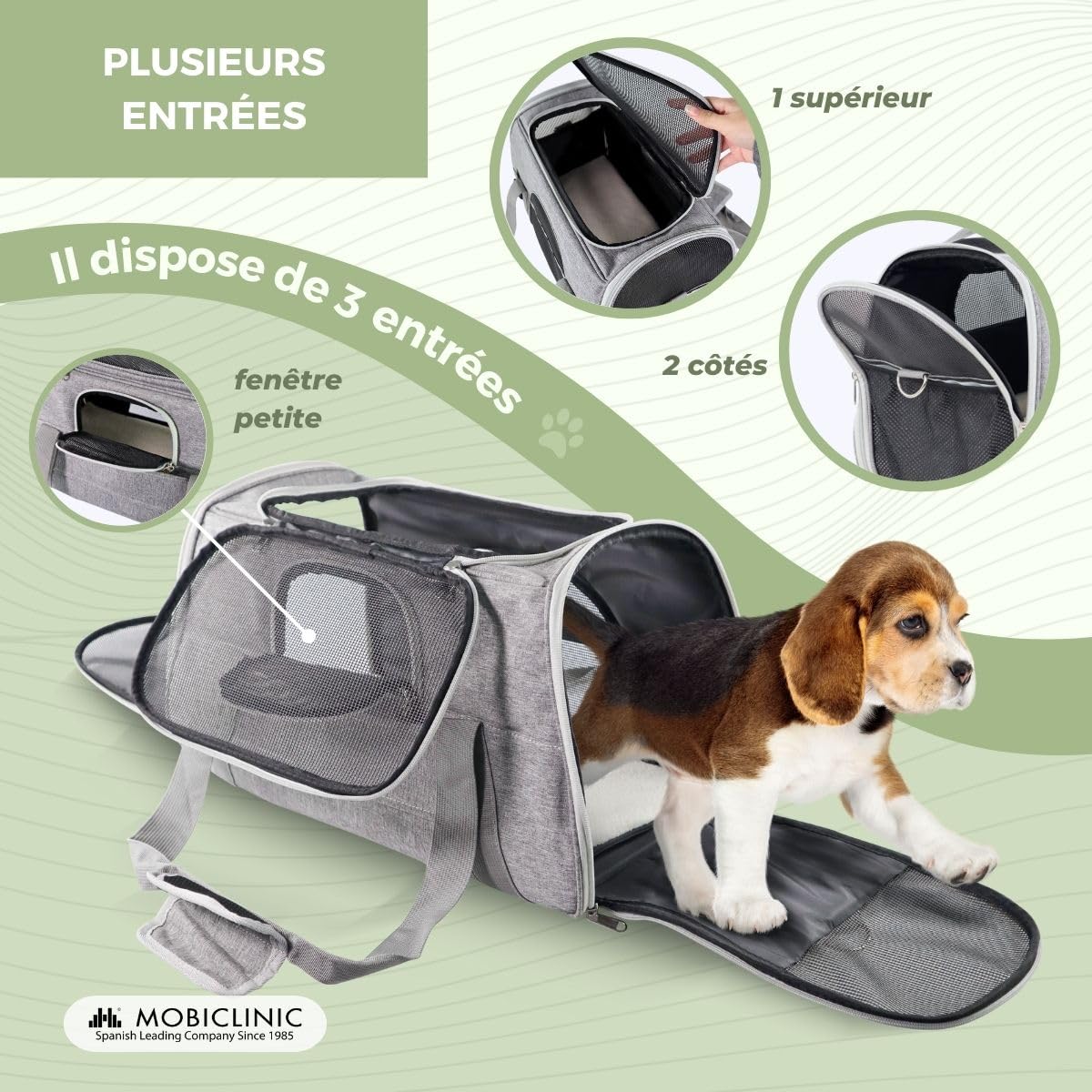 Draagtas voor katten en kleine honden ZOLIA Venisa