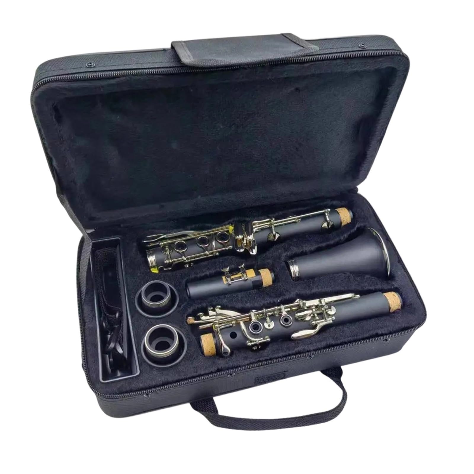 Clarinete BB Profesional Con Estuche Instrumento Musical Hecho De Madera Y Baquelita Fácil Tocar(Bakelite)