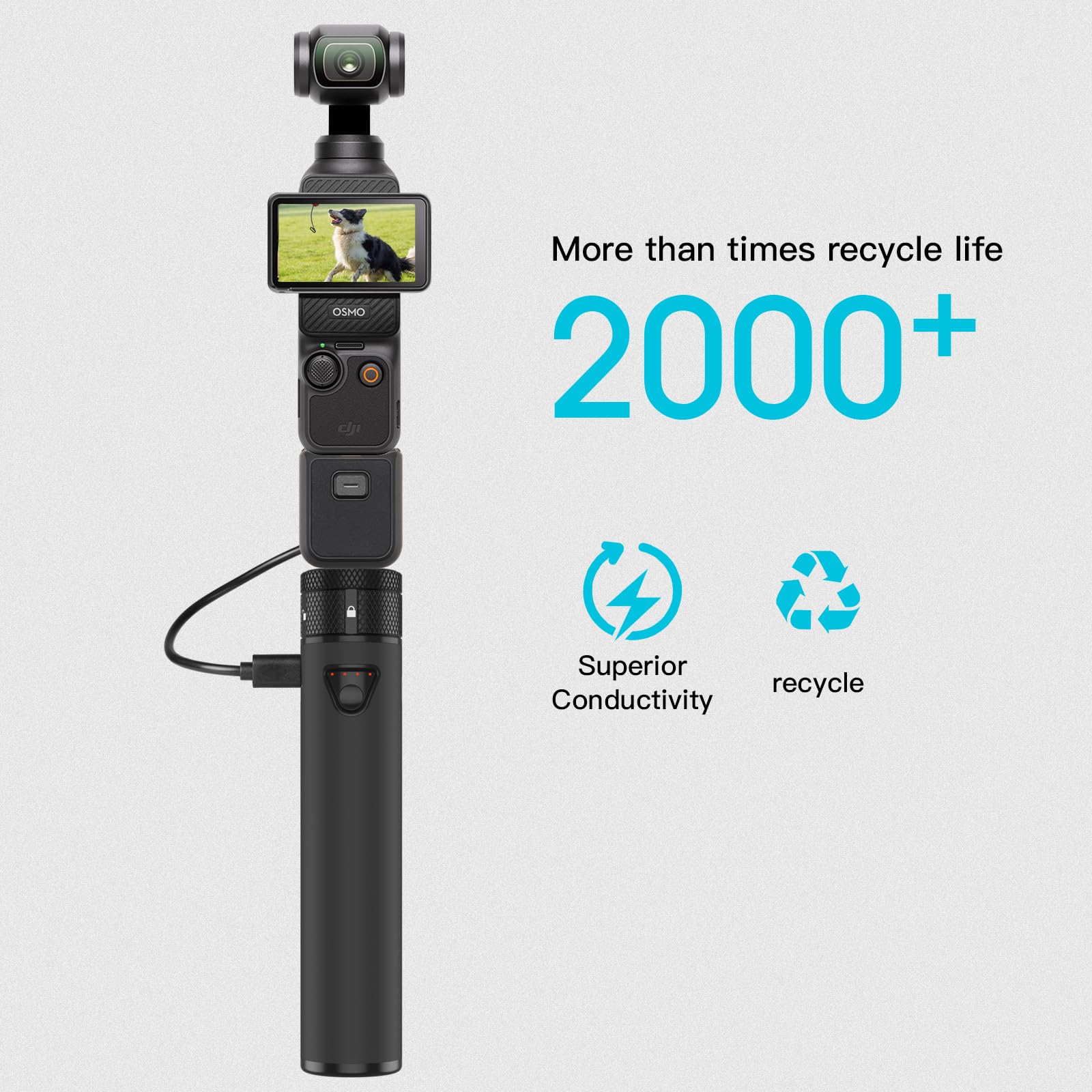 Amazon | Smatree DJI Osmo Action 3/2用充電器 DJI Pocket 3 用充電 