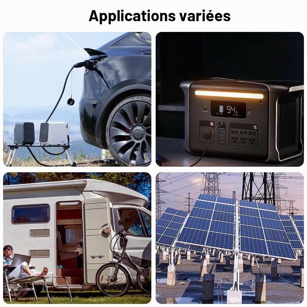 KETOTEK Numérique Voltmètre Ampèremètre DC 14-600V 20A Multimètre Amp Volt Testeur de Tension Mètre LCD Watt Metre Electrique Compteur d'énergie pour Solaire Moteur Auto