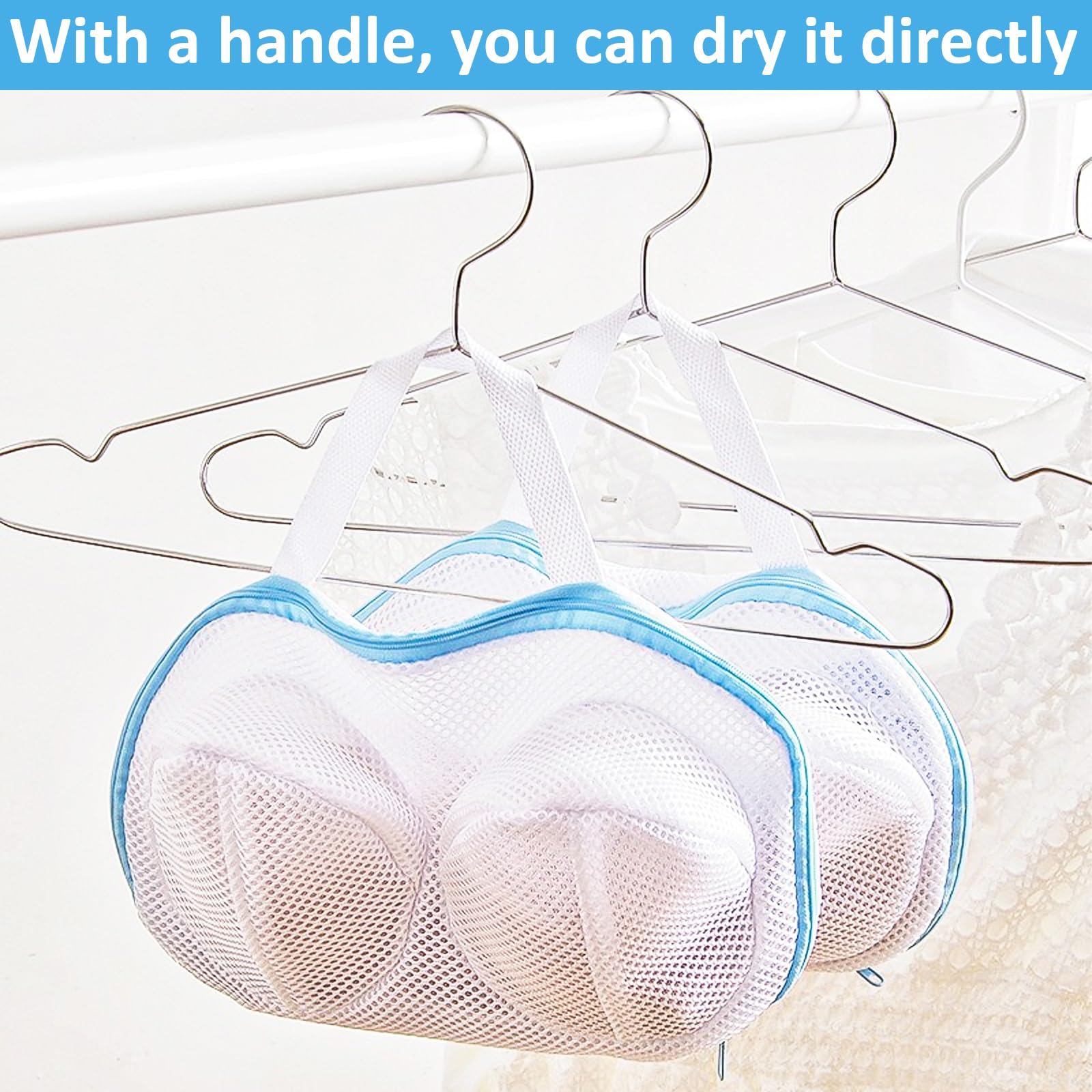 Set Di 3 Reggiseni a Rete per Lavaggio in Lavatrice,Salva Reggiseno per