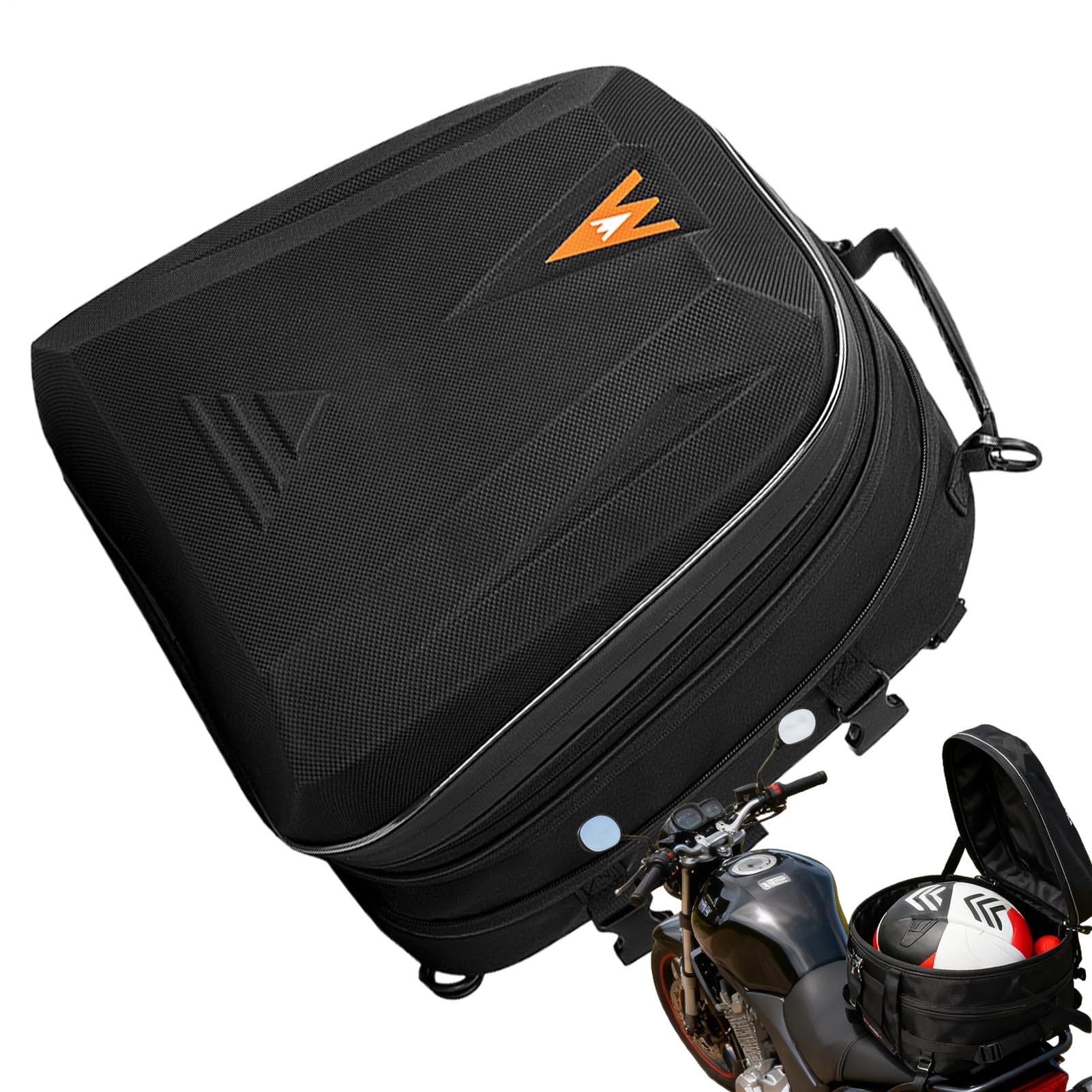 Borsa Per Motocicletta Borsa Espandibile Da 20L-28L | Borsa Impermeabile Per Accumulo Moto Per Motocicletta Scooter Moto Da Cross Pendolarismo Viaggio
