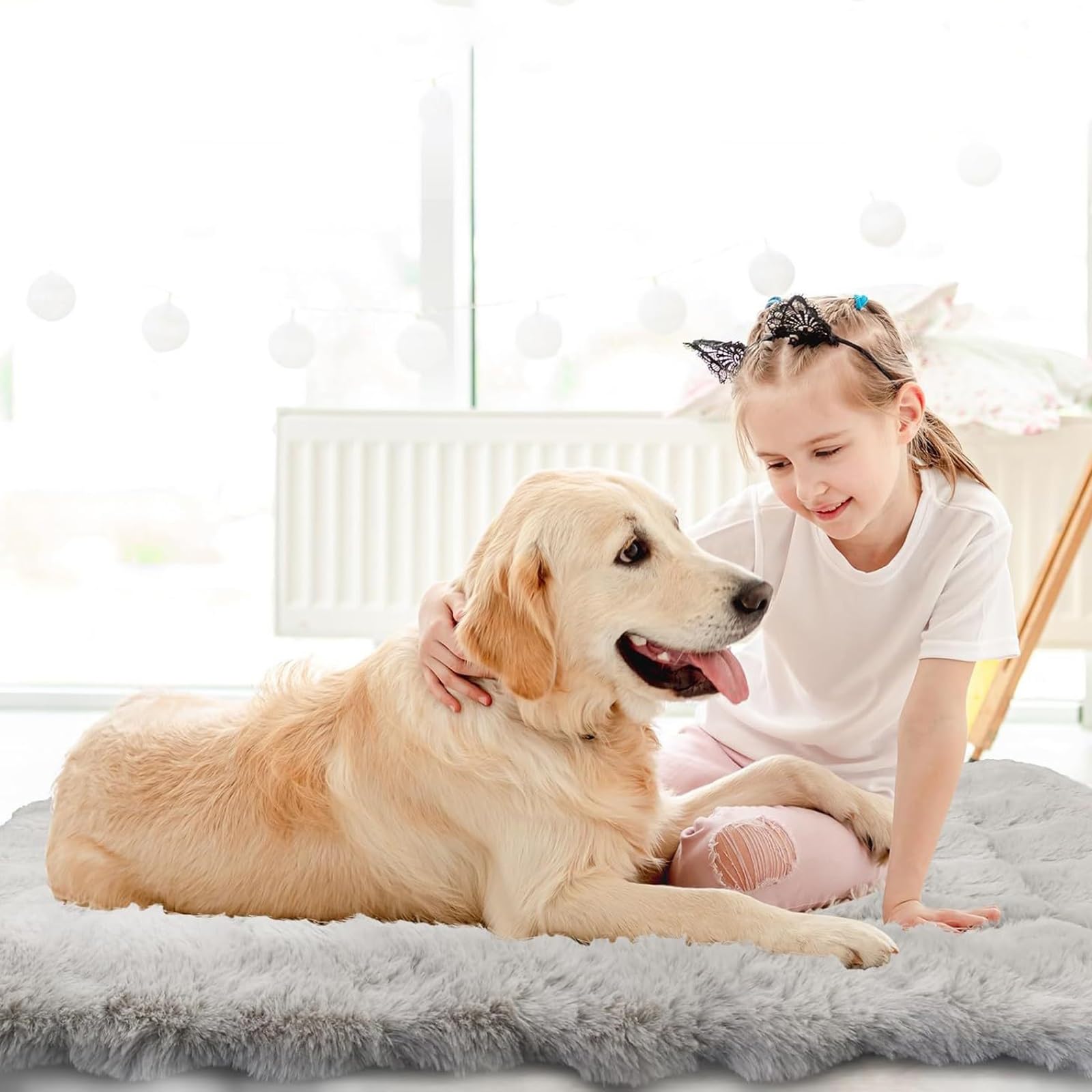2 Stück, Selbstheizende Hundedecke, Selbstwärmende Katzenmatte, Weich und Bequem, Abnehmbar und Waschbar, für Mittelgroße/kleine Haustiere(Medium)