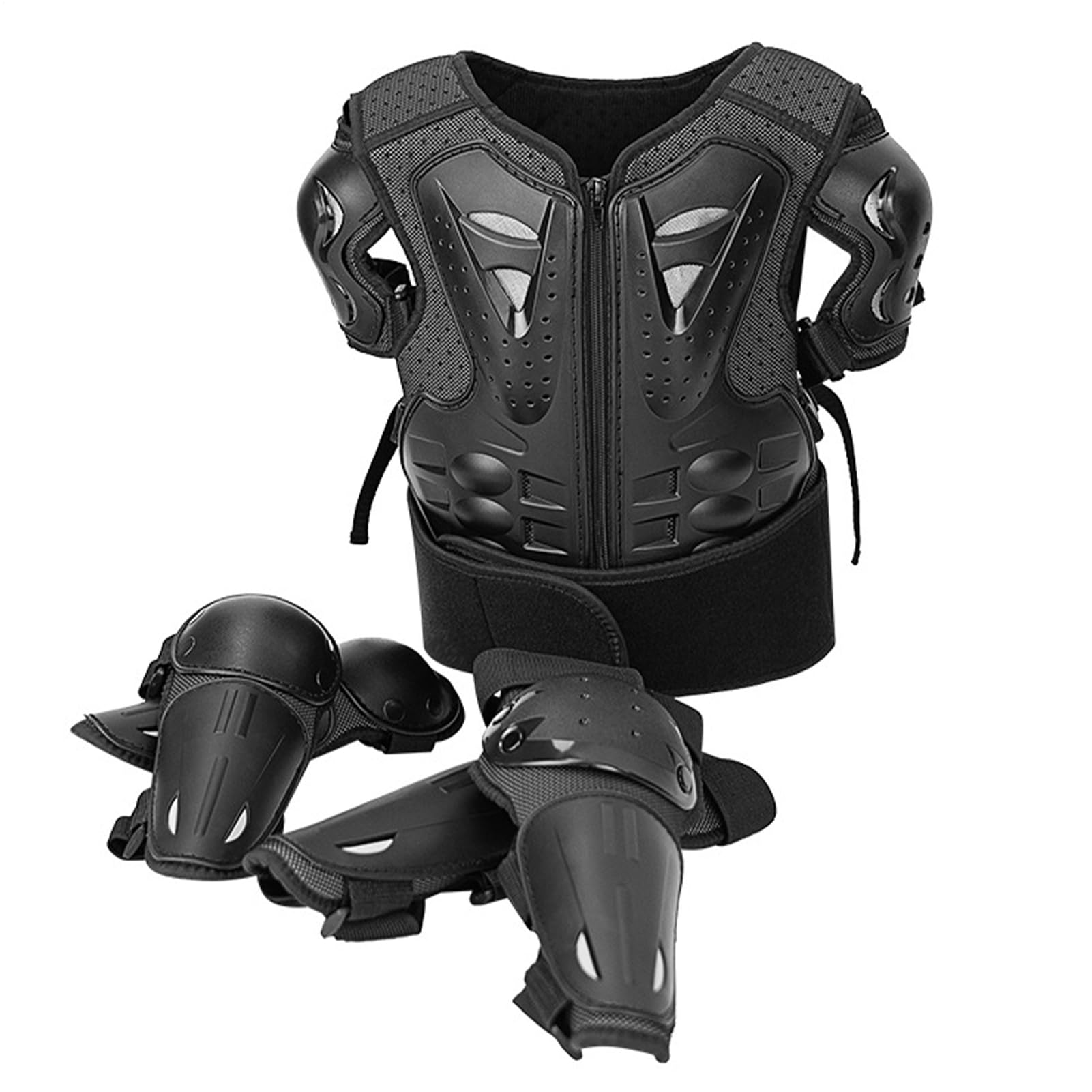 Equipamiento para bicicleta de cross para niños: protección de motocross | equipo de seguridad para todo el cuerpo, juego de protecciones para motocicletas con material resistente | Dispositivos de