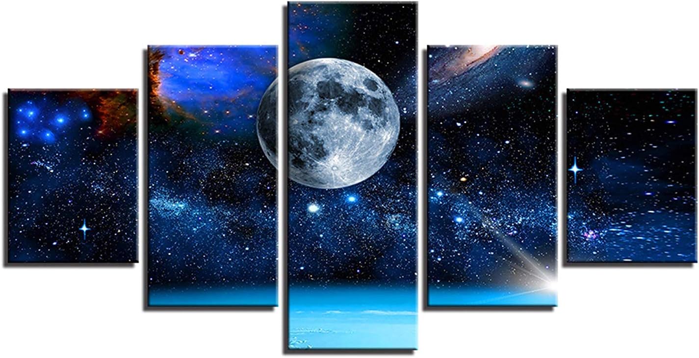Koikify 5D Diamond Painting Kits Diamond Art for Adults DIY Blue Star Starry Sky Gem Painting Full Round Drill Diamond Cross Stitch Craft Jewel Art Picture for Home Wall Decor 37.5 x 17.7 inch1