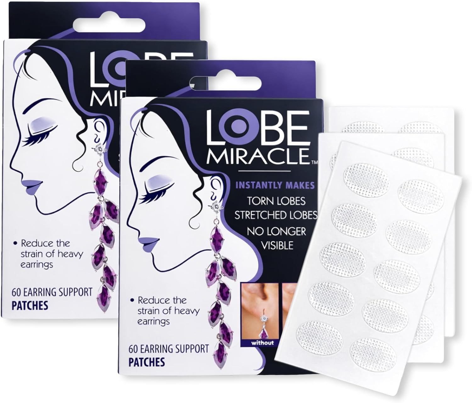 Lobe Miracle - Clear Earring Support Patches