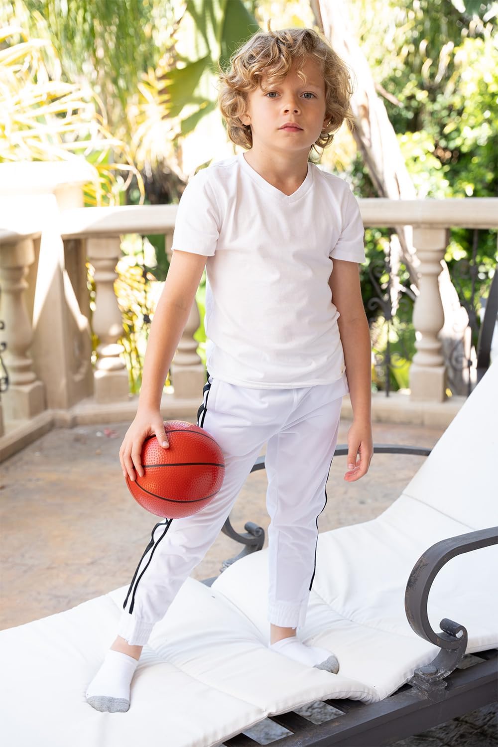 Gioberti Kids and Boys Athletic Jogger Track Pants - with Ribbed Zipper Ankle Cuffs - Image 2