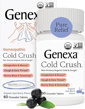 Genexa, Cold Crush Acai Berry Organic, 60 Count