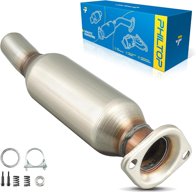 Catalisador traseiro PHILTOP com junta para Toyota Sienna 3.3L 2004–2006 e 3.5L 2007–2010 – Kit