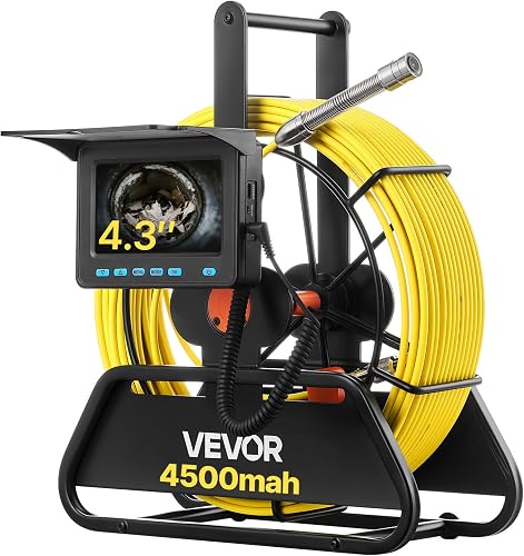 VEVOR Caméra Inspection Canalisation 50 m Caméra Endoscop…