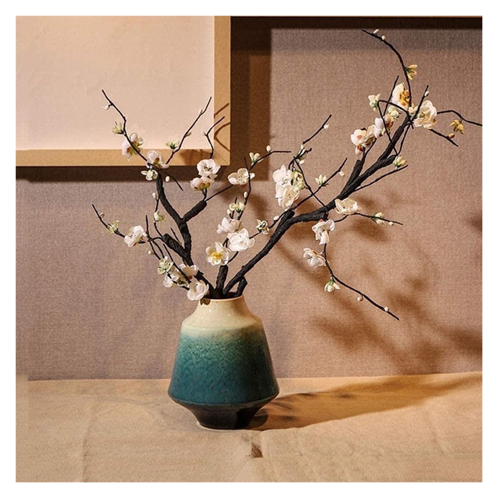 Vasen Vase Keramik handgefertigtes Kunsthandwerk kann im Fernsehschrank Nachttisch Dekoration Blumen platziert Werden