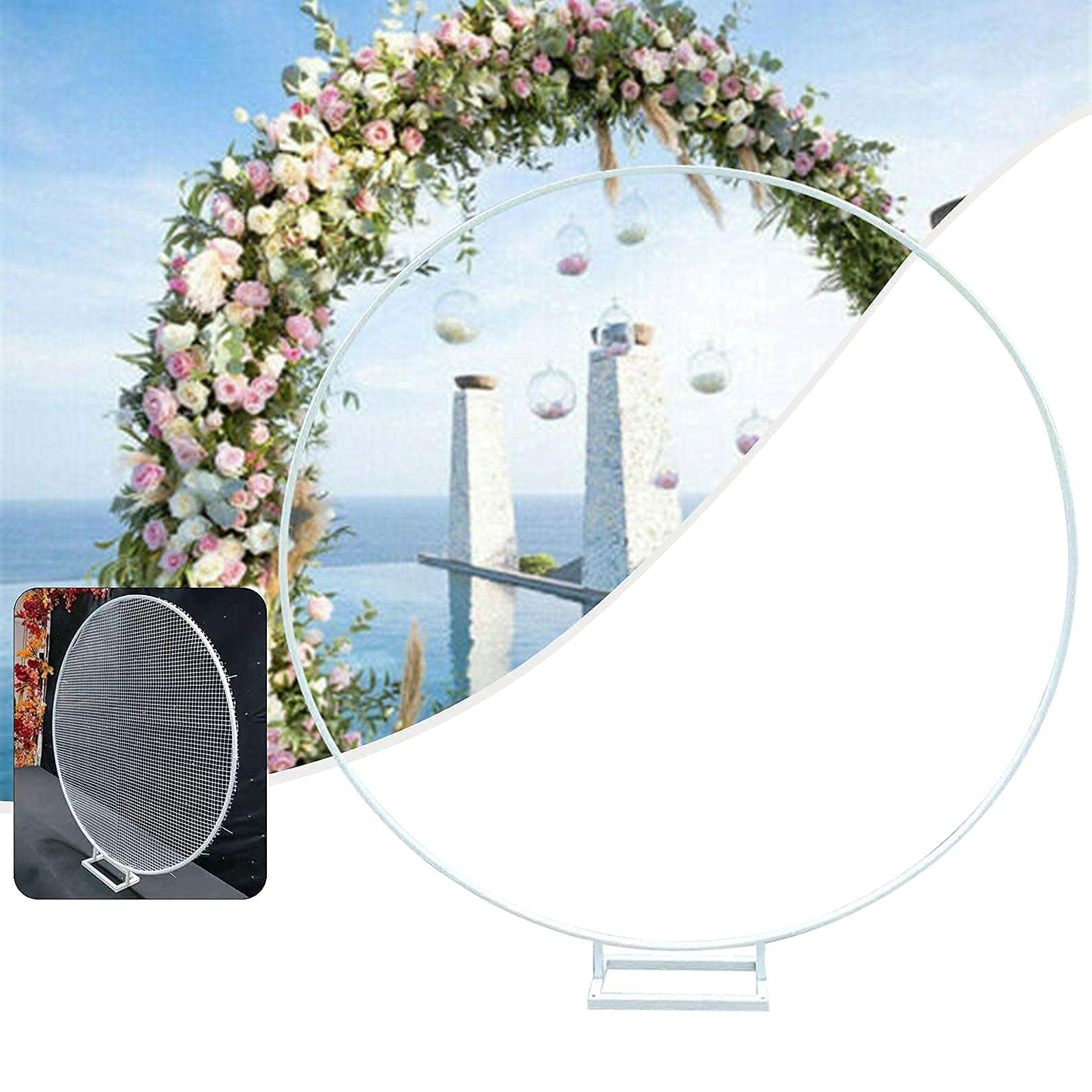 Wedding Arch With Deco Mesh