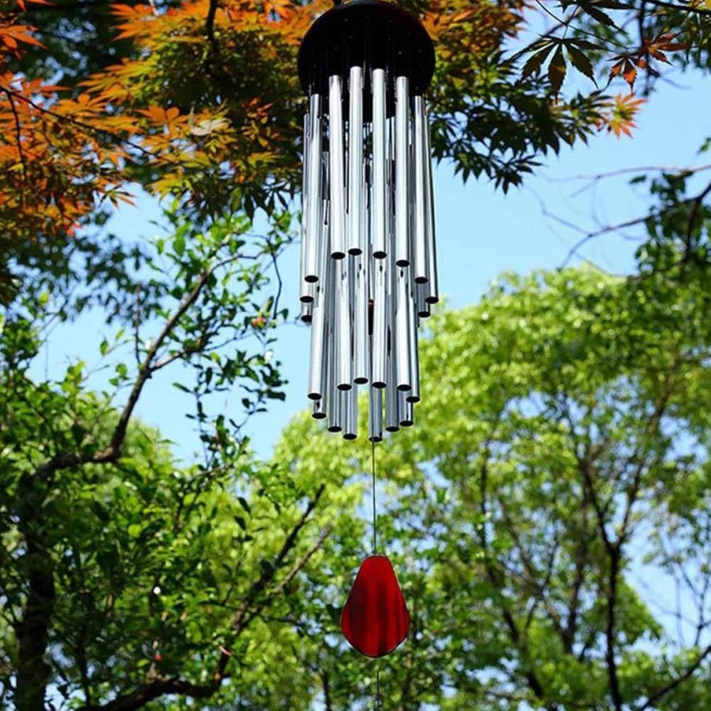Yardwe 10Pcs Aluminum Wind Chime Tubes 6.29 Inch DIY Supplies for Garden Patio Outdoor Hanging Decorations and Wind Chime Replacement Parts