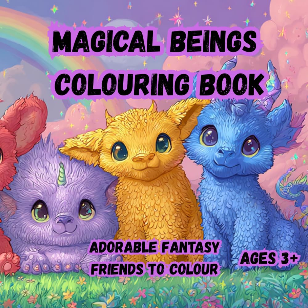 Magical beings Colouring Book (Whimsy Realm Books)