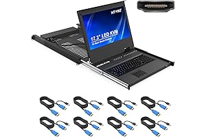 MT-VIKI® 8 Port Rackmount KVM LCD Console
