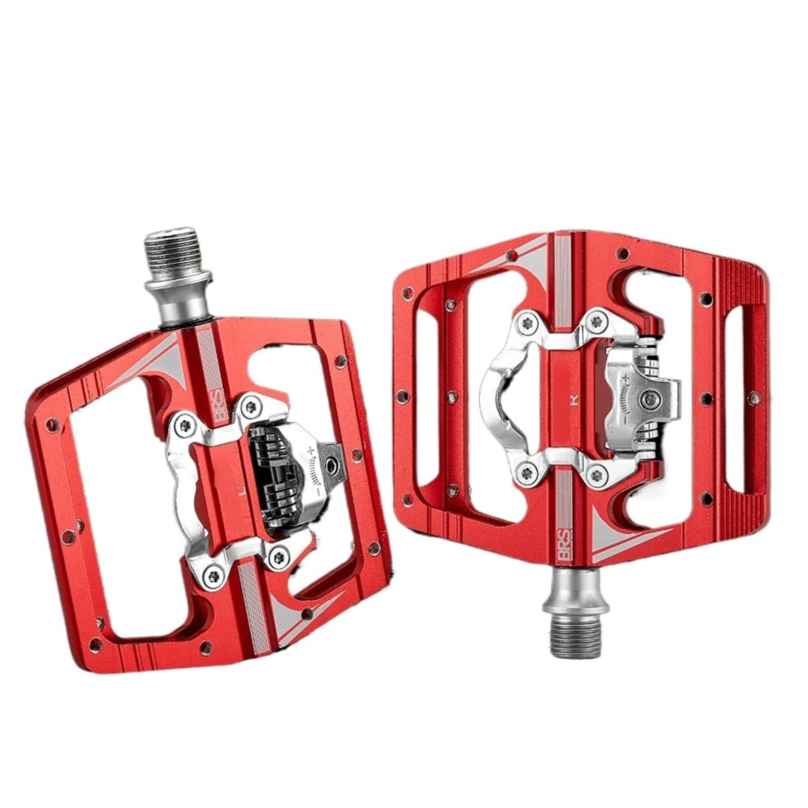 Genérico Compatible con el Juego de Pedales automáticos RACEWORK MTB, Pedales de Plataforma con medidor de Potencia de Doble función con Clip Lateral único,Piezas