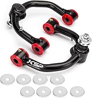 Vista 1 de KSP PERFORMANCE - Brazos de control superiores delanteros, ajustables de 2 a 4 pulgadas, 2 piezas, negros