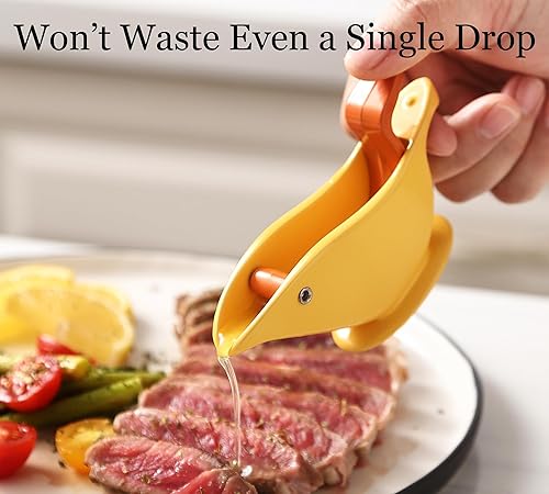 Miniatura 6 de Manual del exprimidor del limón del pájaro, exprimidor de la rebanada del limón del metal, exprimidor de la rebanada de la lima, mano del exprimidor