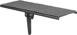 Mount-It! Above TV Shelf for Wall Mounted TV, Adjustable Screen Top Shelf for Cable Box, Apple TV, DVD, Streaming Device, 12 Inch Wide Anti-Skid Platform, 13.6 Lbs Capacity