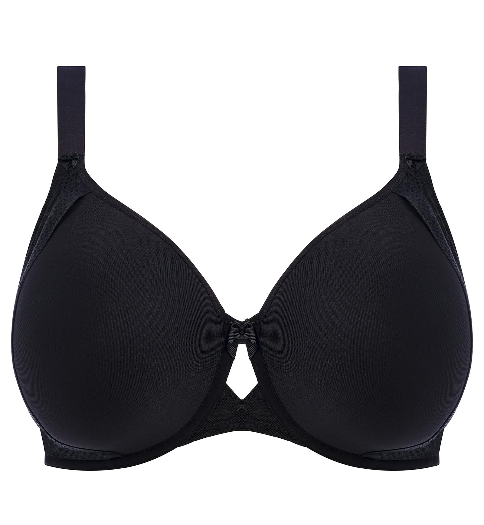 Elomi Damski biustonosz Nerina z fiszbinami formowany Spacer, czarny, 40DD