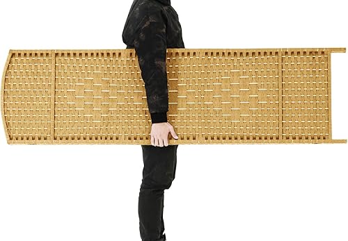 Miniatura 10 de Divisores de habitación de 6 pies de alto - 20 pulgadas de ancho pantalla de privacidad independiente con fibra tejida de diamante, divisor de pared