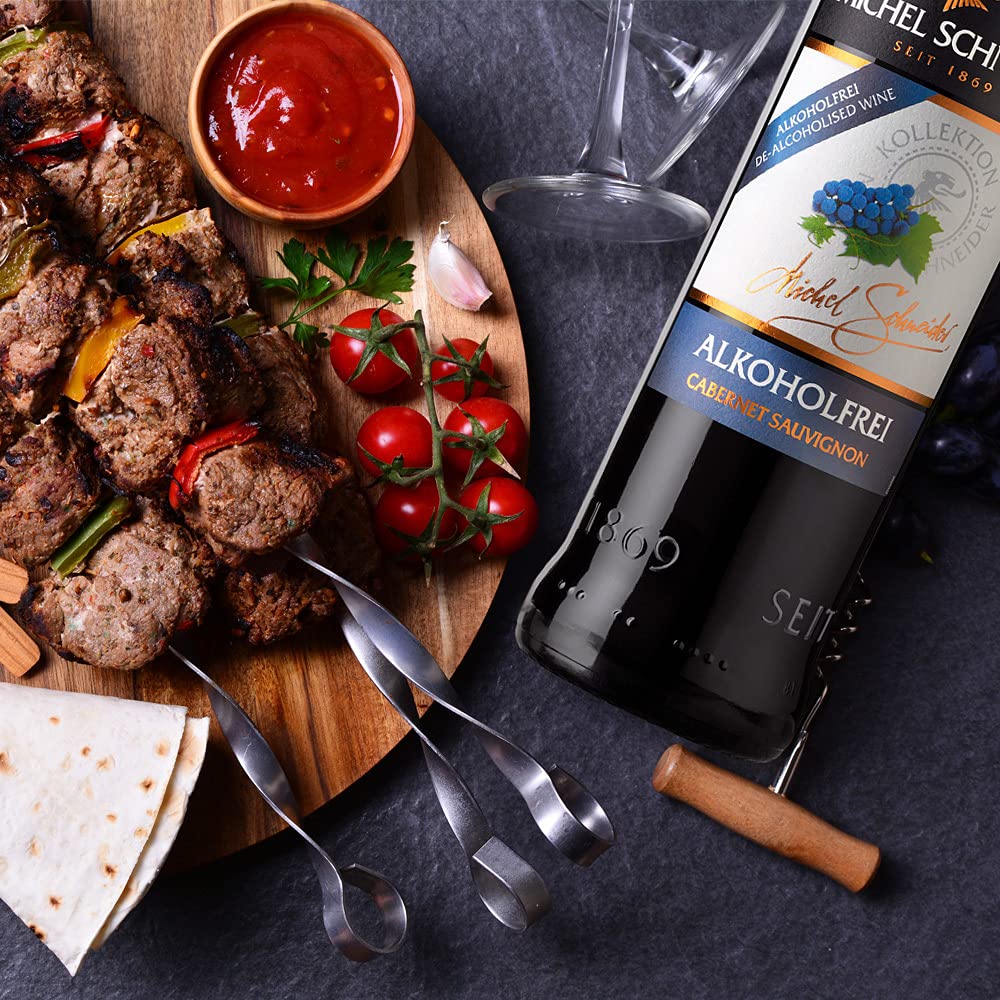 Michel Schneider Probierpaket alkoholfrei, gemischtes Weinpaket + VINOX Winecards (6x0,75l)