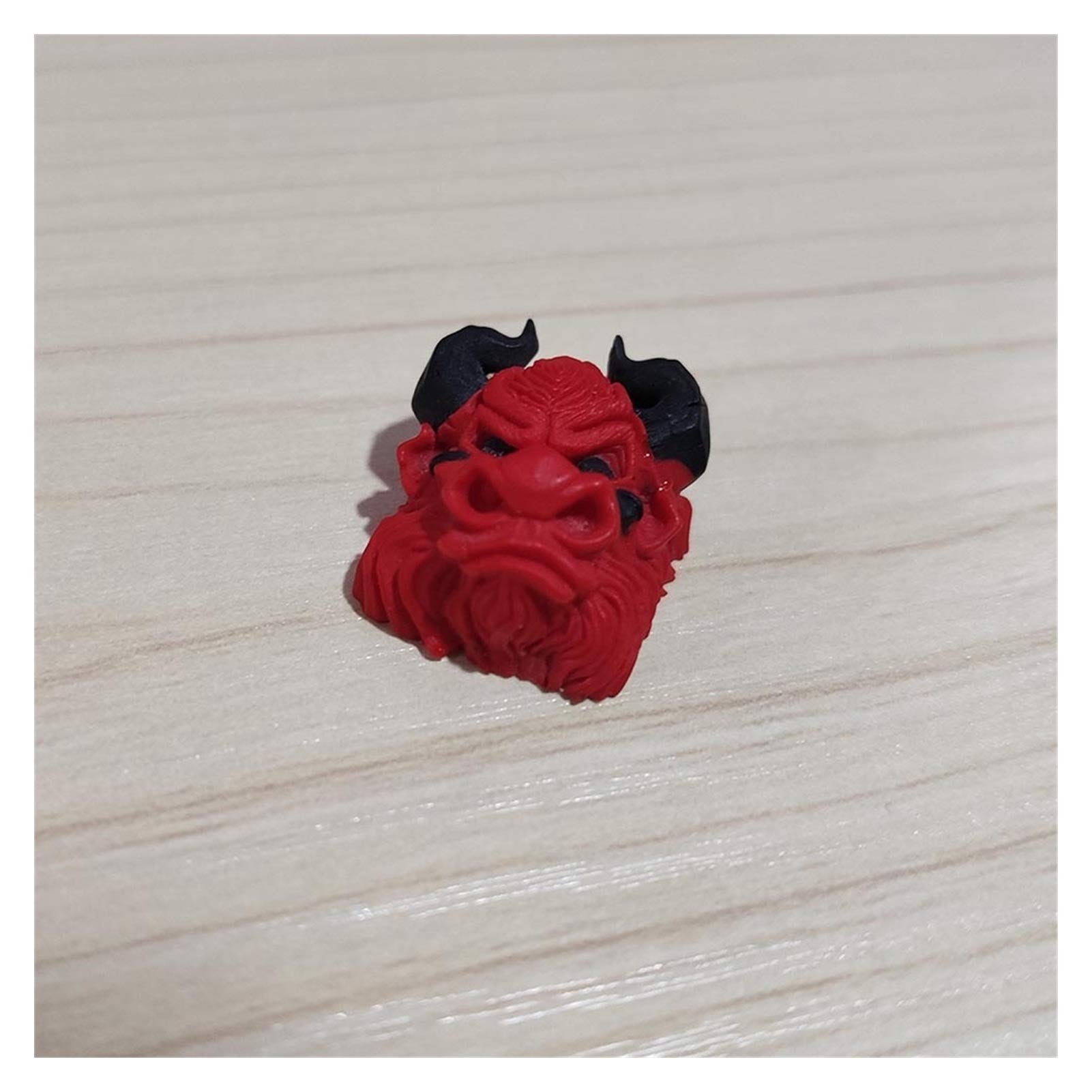 HUACHEN-LS Mechanical Keyboard keycaps 1pc Key Cap Customized Bull Head Owl Colorful Resin Keycaps f