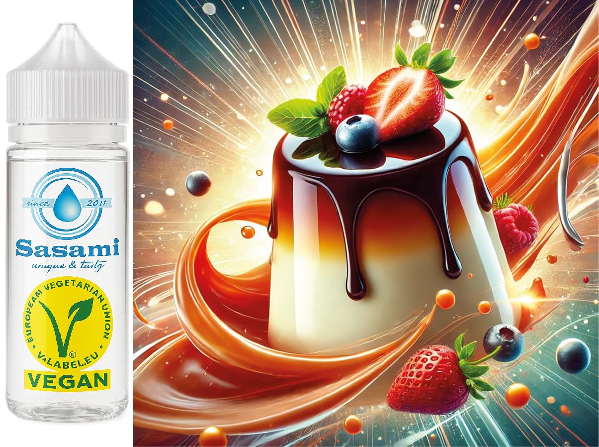 Pannacotta aroma concentrado - Vegano - Sasami - 10ml