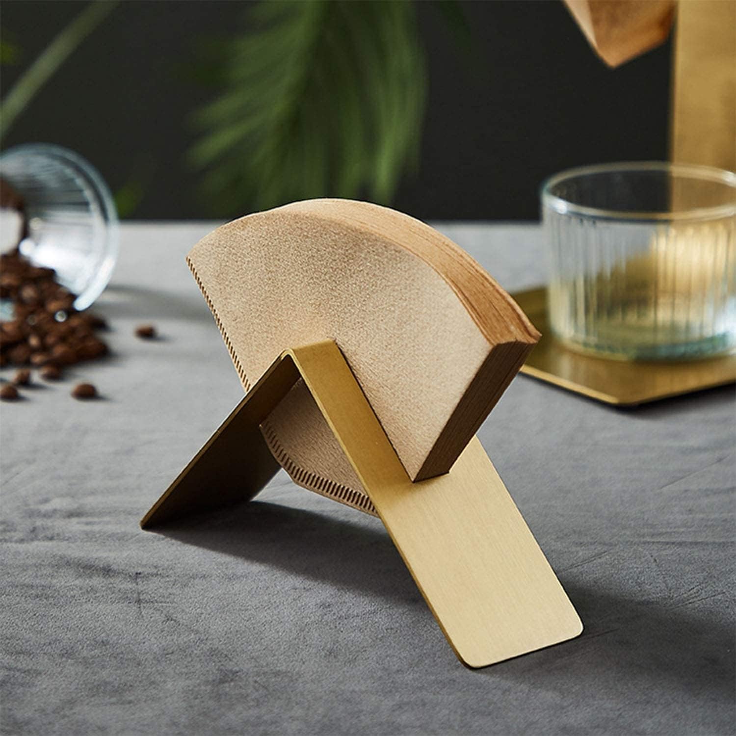 Coffee Filter Holder Cone Paper Filter Organizer for Counter image 5