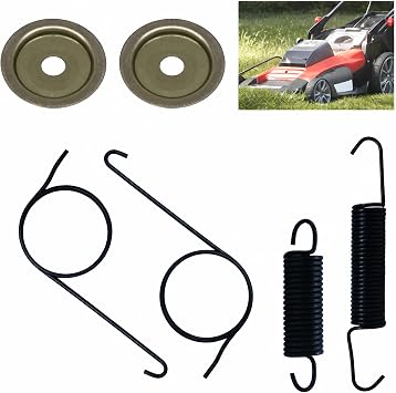 2 x 532198410 Retainer, 2 x 532198410 Torsion, 1pc 532401872 and 532401971 spring fit for Model YT16542T YT1942 YTH2042 YTH20K46 YTH2246