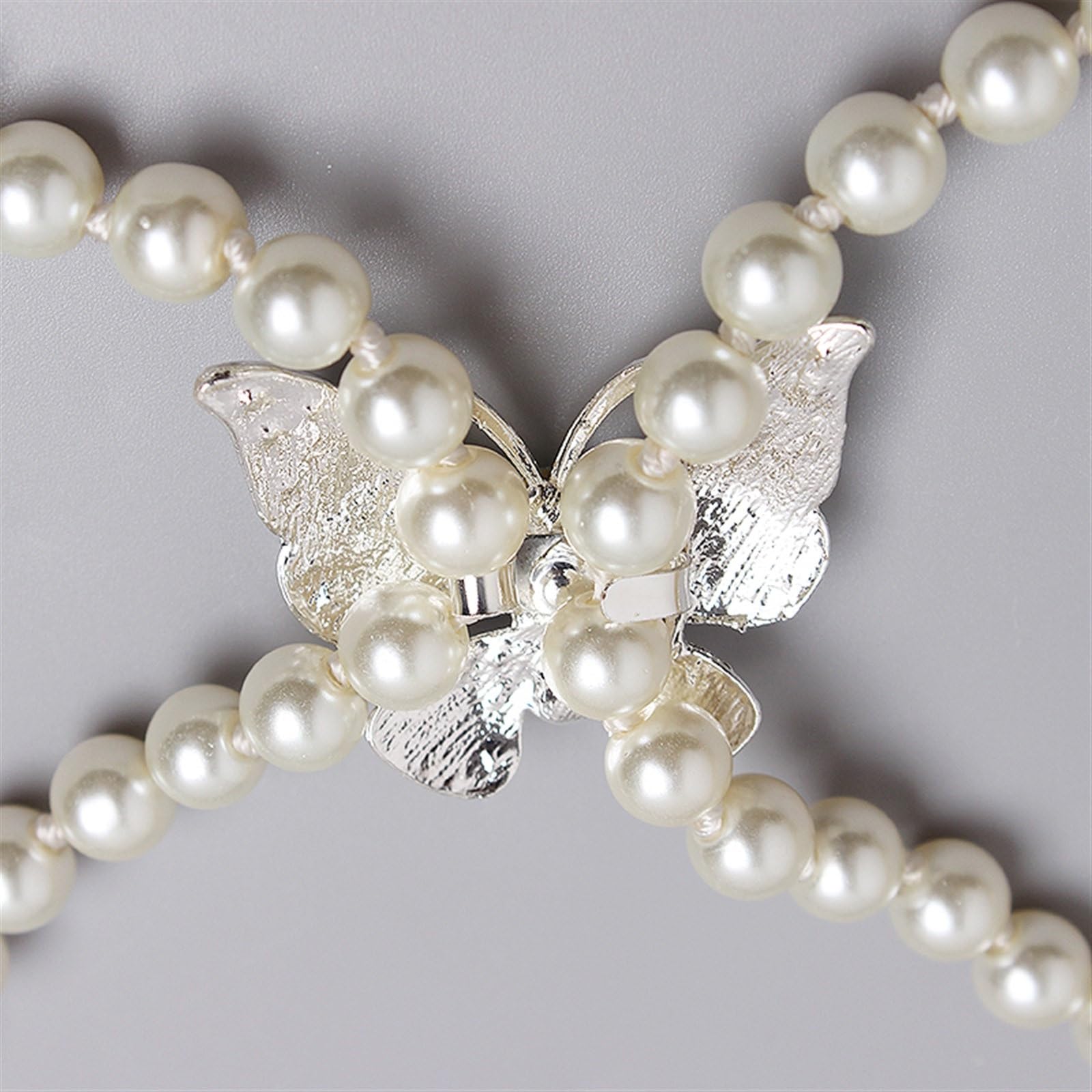 6651 Bow Waist Belt 3 Pcs Pearl Belts Crystal Rhinestone Chains 71n4vXswDKL._AC_UY1000_.jpg main image 4
