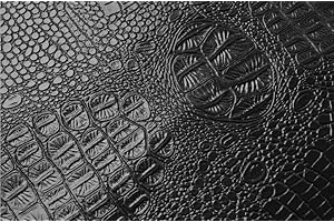 Faux Leather Wallpaper Alligator Skin Fabric