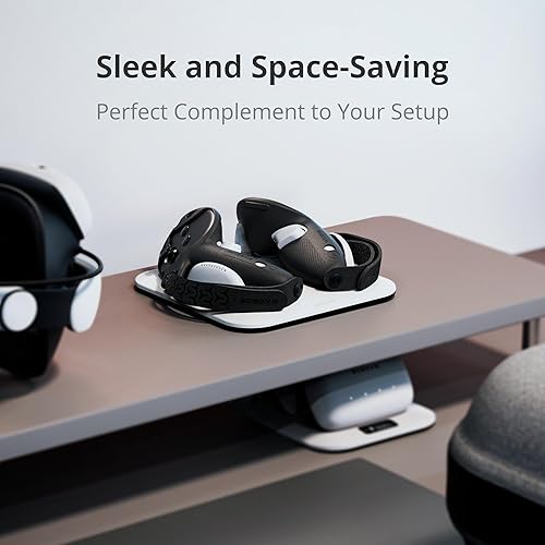 Vista 5 de BOBOVR CD3 Controlador Combo de Carga Inalámbrica, Soporte de Carga con Empuñadura G3, Compatible con Controlador Quest 3/3S Base de carga +