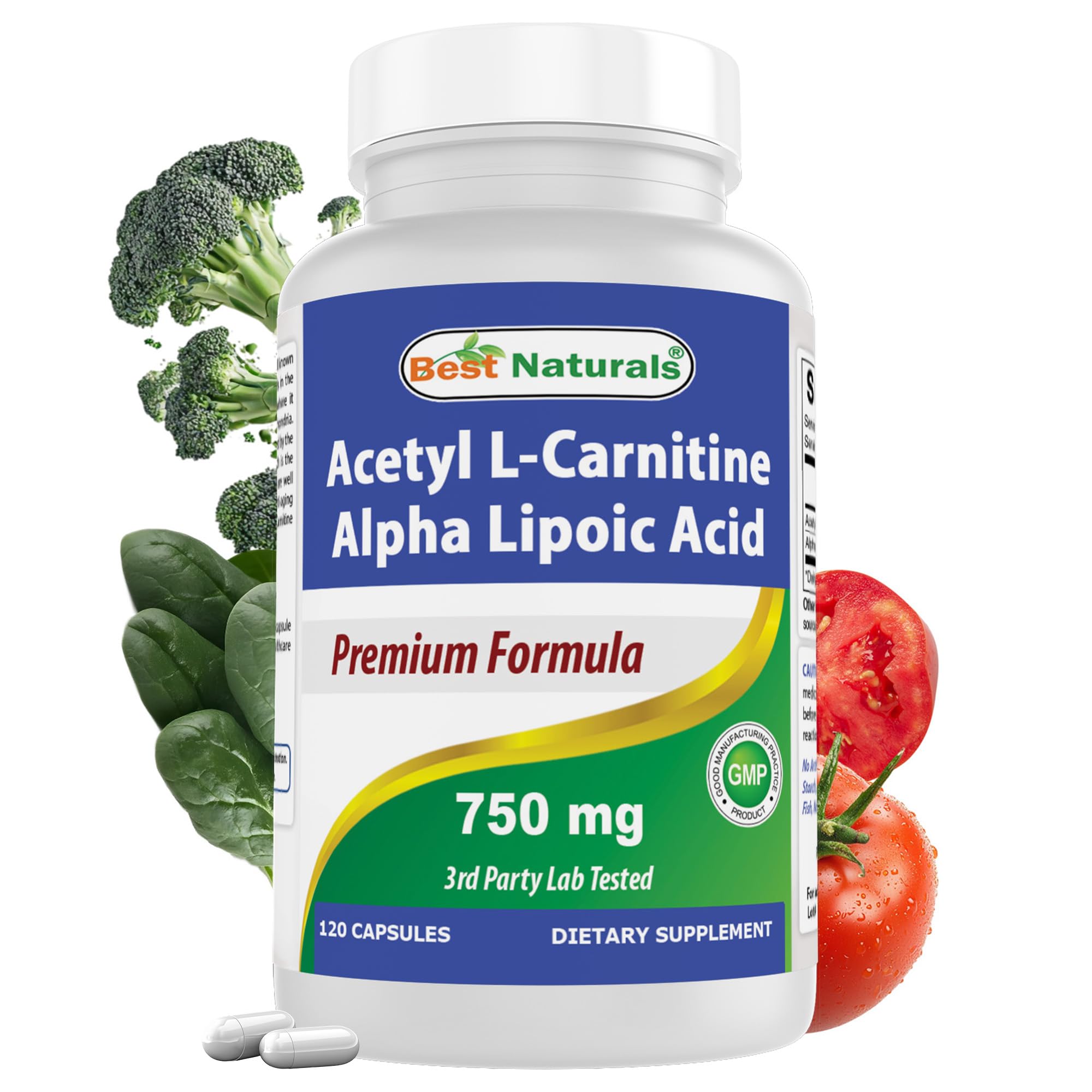 para que sirve acetyl l carnitine alpha lipoic acid BEST NATURALS - Acetyl L-Carnitine (Acetil L-Carnitina) con Ácido Alfa Lipoico 750 mg