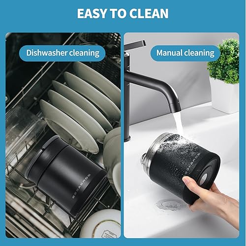 Miniatura 4 de Termo para comida caliente 33.8 OZ, frasco de comida aislado al vacío para adultos, termo de sopa de acero inoxidable de boca ancha a prueba de