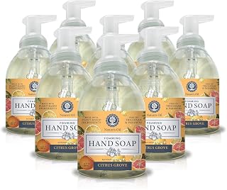 Nature's Oil Foaming Hand Soap, Citrus Grove, 10 Fluid Ounces (Case of 8)