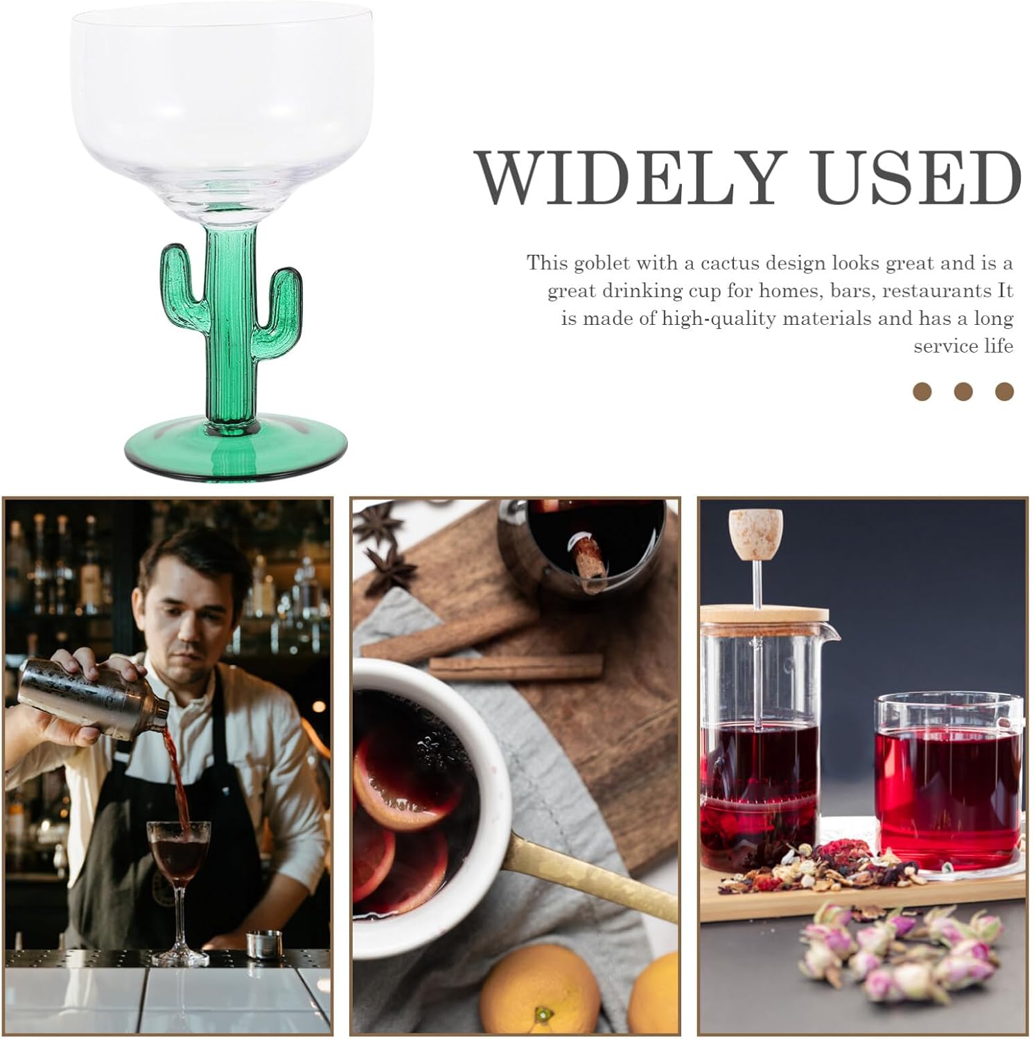 UPKOCH Clear Cocktail Glass 2pcs Margarita Glasses Cactus Drinking Glasses Wine Cup Shot Glasses Novelty Succulent Party Funny Glass Cups Cocktail Glasses for Wedding 400ml