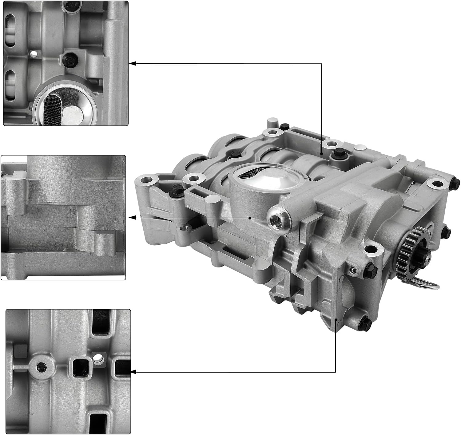 23300-2G520 Engine Balance axis Oil Pump (2.0L 2.4L) For Kia Optima 2009-2015, Sorento 2012-2015, Hyundai Sonata 2009-2015, Azera 2011-2014 23300-2G510