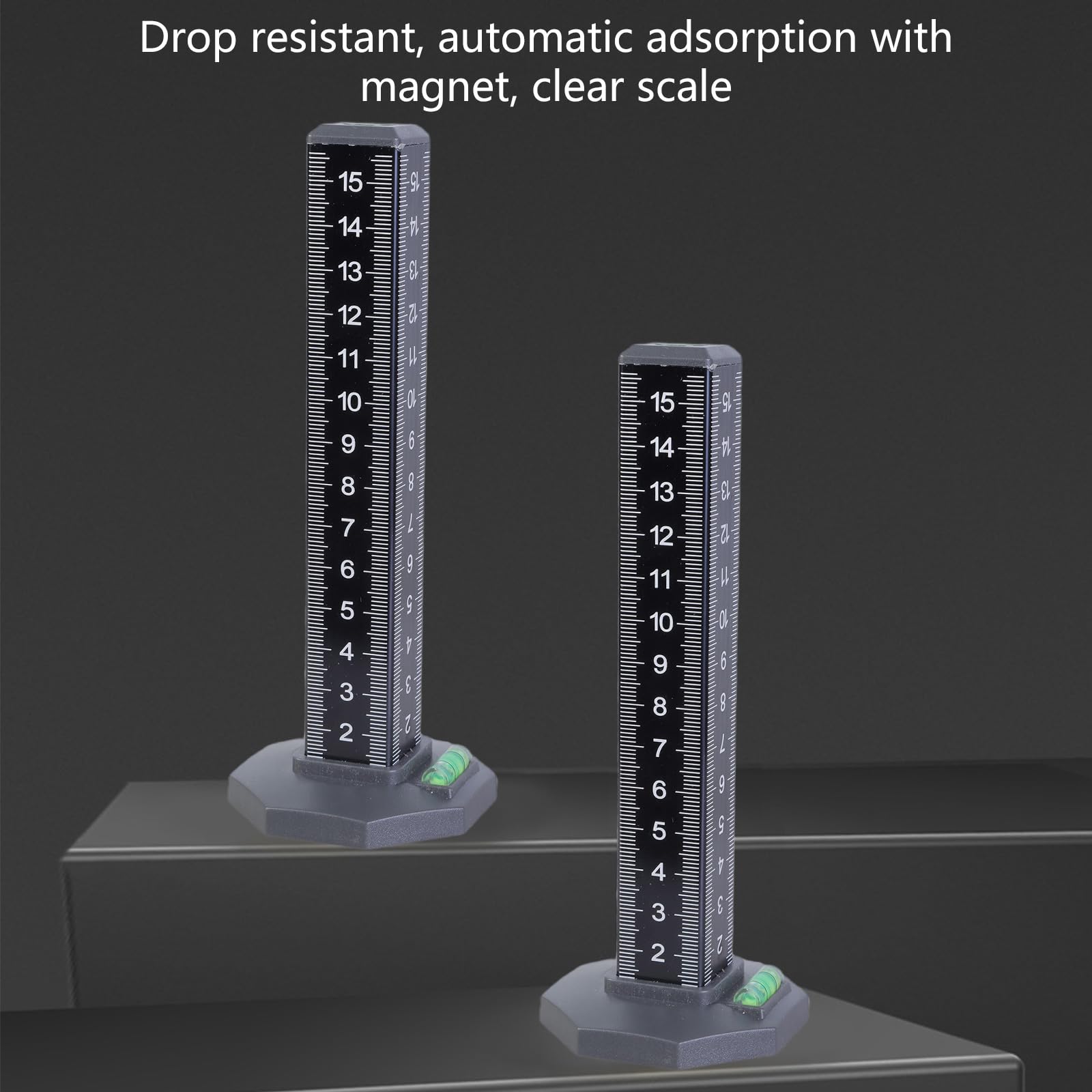 Höhenmesslineal Für Fliesen - Verstellbares Nivellierwerkzeug Aus Aluminium