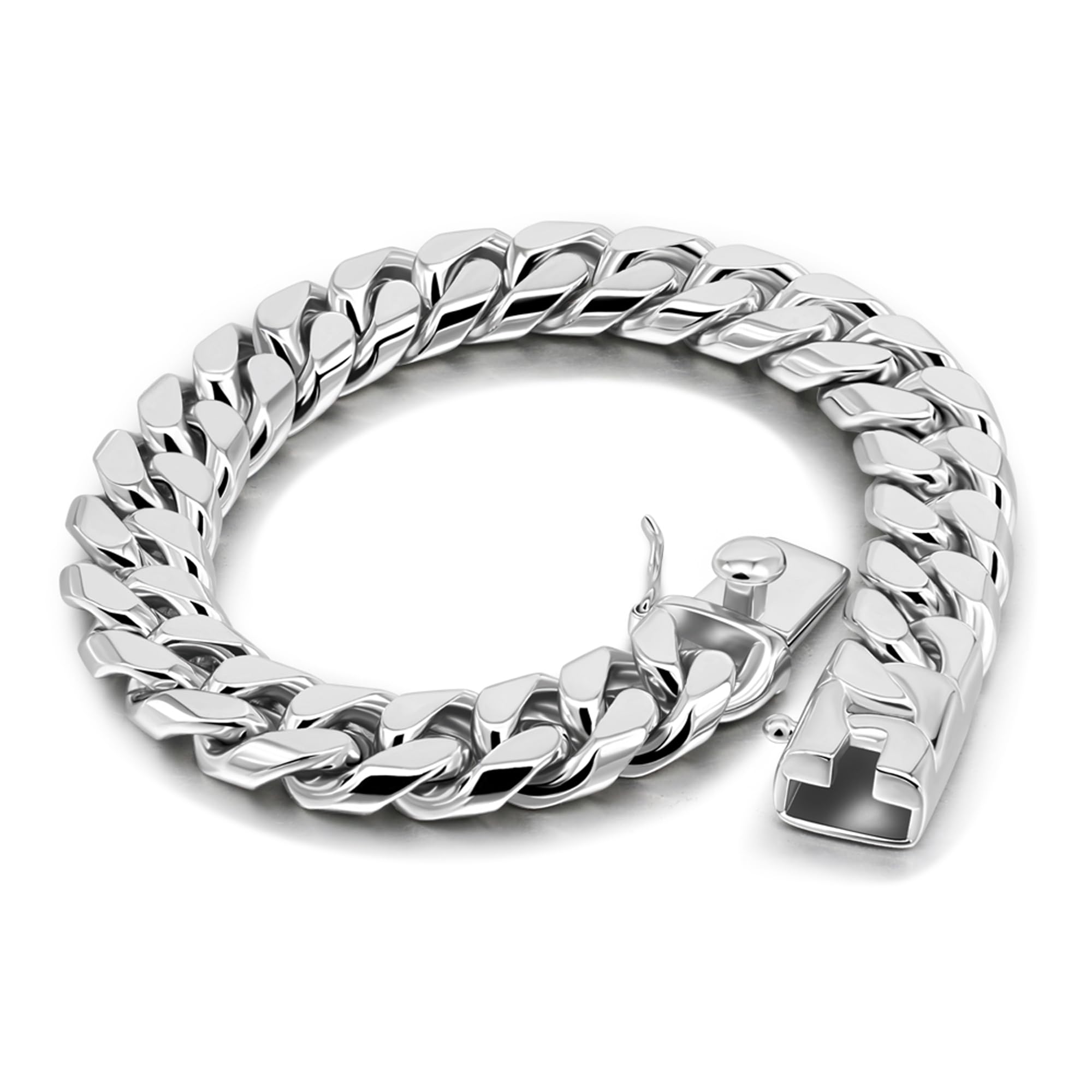 Italian Diamond Cut Silver Bracelet