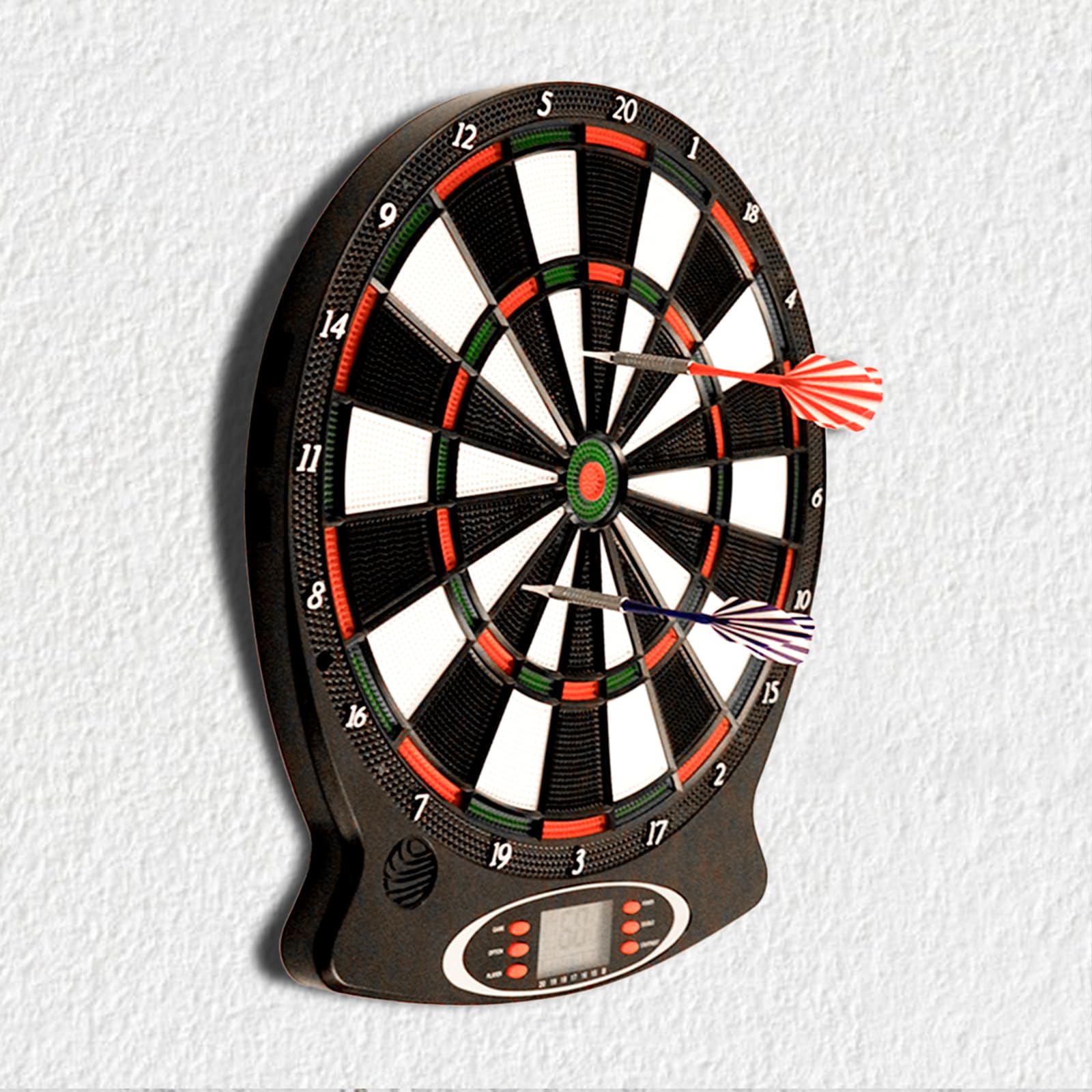 Jeu de fléchettes électronique souple 38,1 cm dans un coffret cadeau de sécurité 6 pointes professionnel avec écran LCD numérique des scores