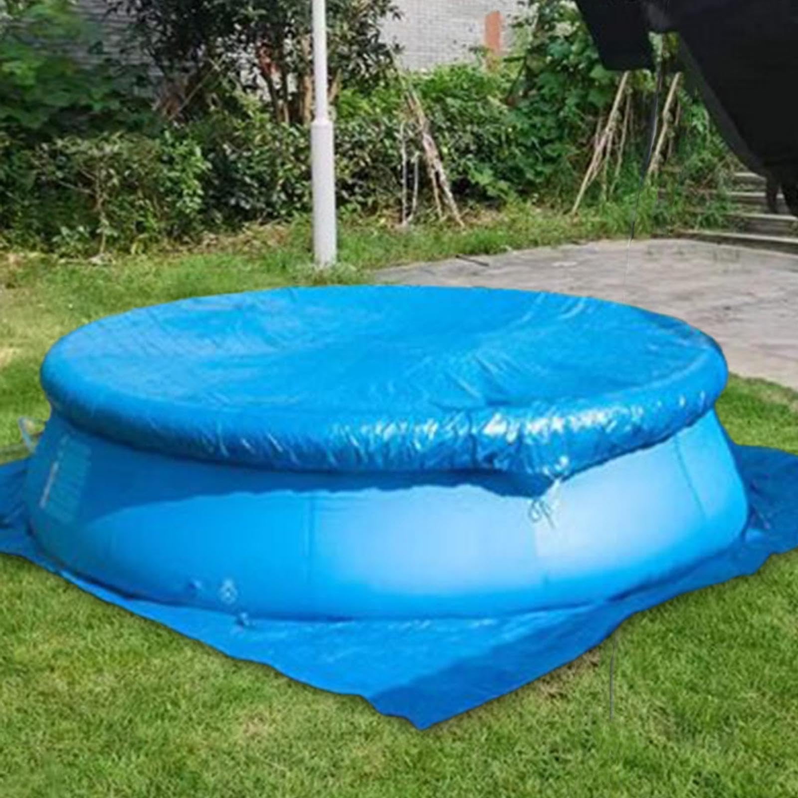 di Copertura per Piscine Fuori Terra, Protezione Impermeabile per Uso Esterno, Diametro 366 cm