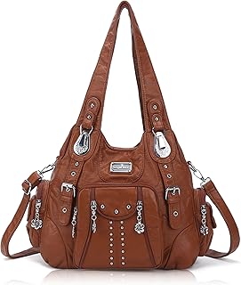 Angel Kiss Purses for Women Soft PU Leather Large Hobo Bags for Women Shoulder Bag